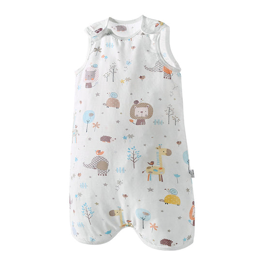 Großhandel EXW-Preise 2-Lagen Musselin Baby Schlafsack ärmellos Sommer Baumwolle Kleinkind Schlafsack OEM ODM