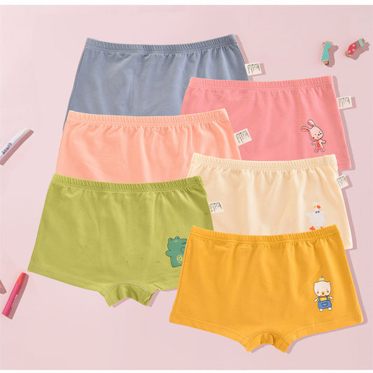 Wholesale EXW Prices Kids Cotton Underwear 3 Pack Boys Girls Boxer Briefs Breathable Toddler Children Underpants Supplier