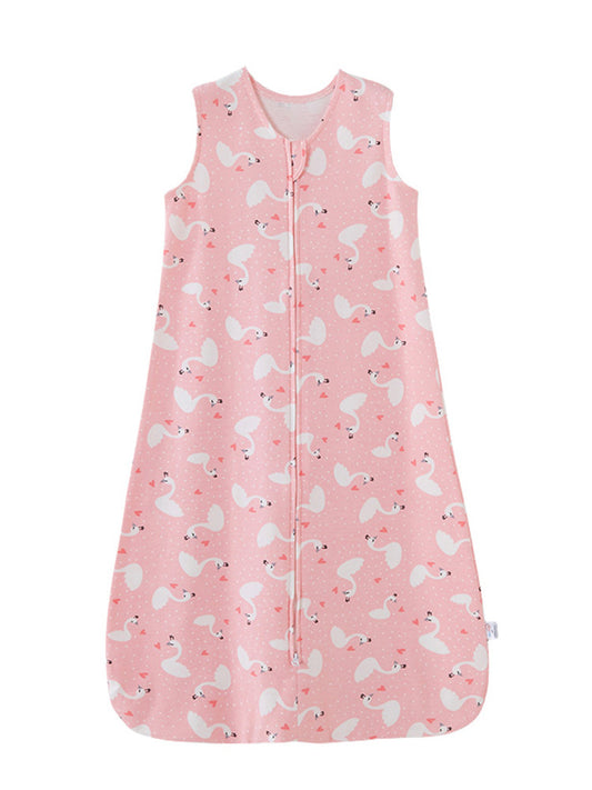 Infant wearing anti startle swaddle wrap, breathable summer sleeping bag, factory direct EXW from BebeLoom