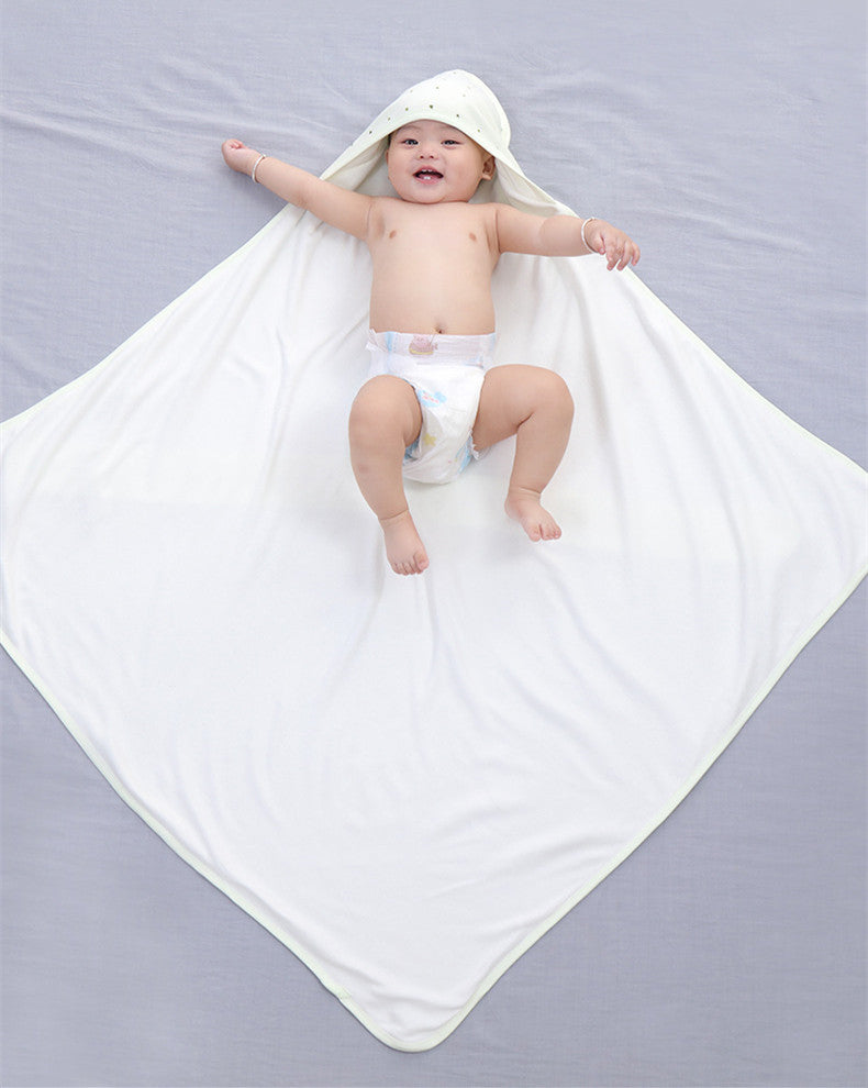 Wholesale EXW Prices Baby Hooded Towel Cotton Infant Bath Towel Wrap Newborn Swaddle Blanket Summer Baby Bathrobe Supplier
