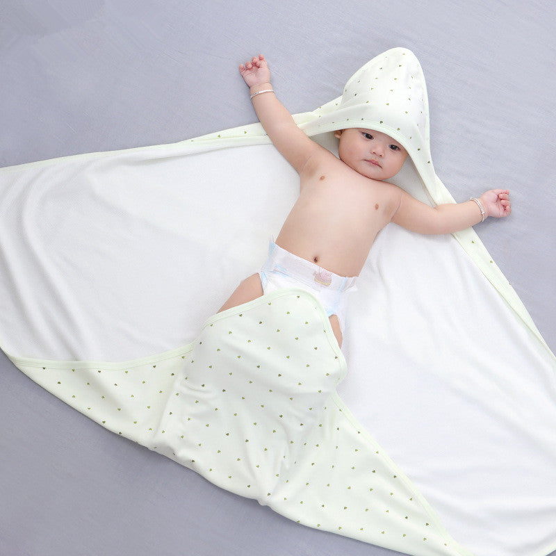 Wholesale EXW Prices Baby Hooded Towel Cotton Infant Bath Towel Wrap Newborn Swaddle Blanket Summer Baby Bathrobe Supplier