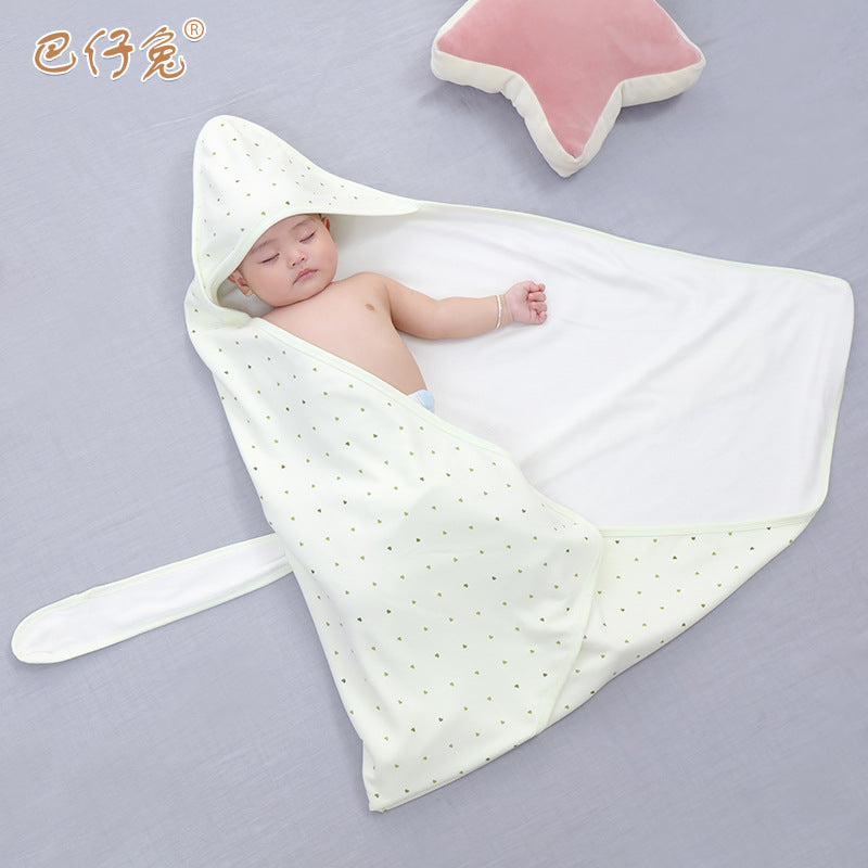 Wholesale EXW Prices Baby Hooded Towel Cotton Infant Bath Towel Wrap Newborn Swaddle Blanket Summer Baby Bathrobe Supplier